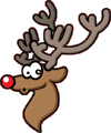 Rudolph mit der roten Nase malvorlagen