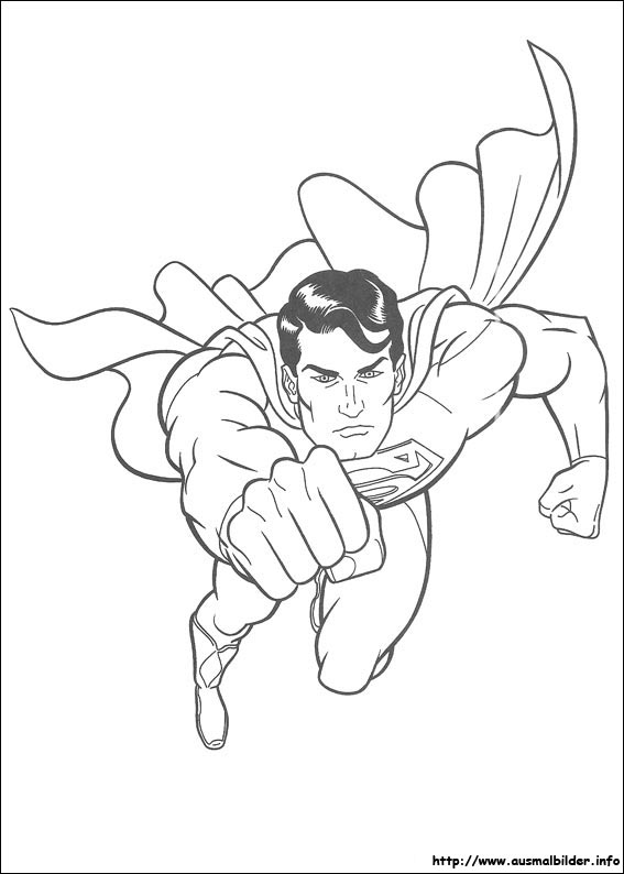 superman malvorlagen